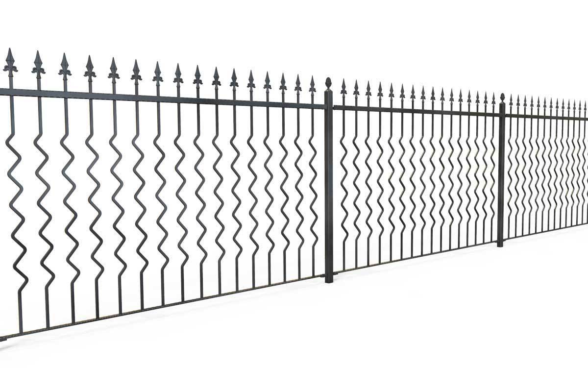 Railings - Marlow - Style 8 - Zig Zag Pattern Decorative Railing