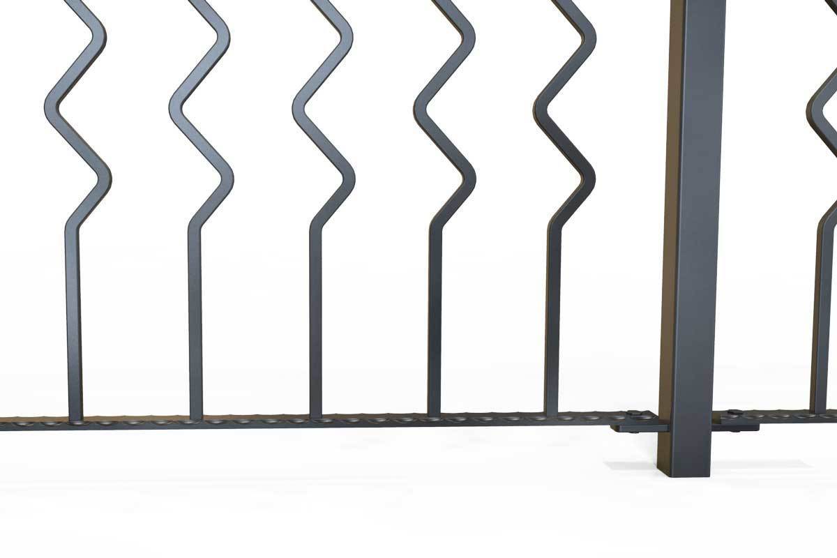 Railings - Marlow - Style 8 - Zig Zag Pattern Decorative Railing
