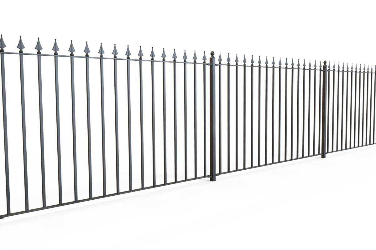Railings - Nottingham - Style 31A - Wrought Iron Railing