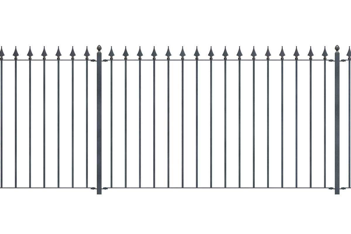Railings - Nottingham - Style 31A - Wrought Iron Railing