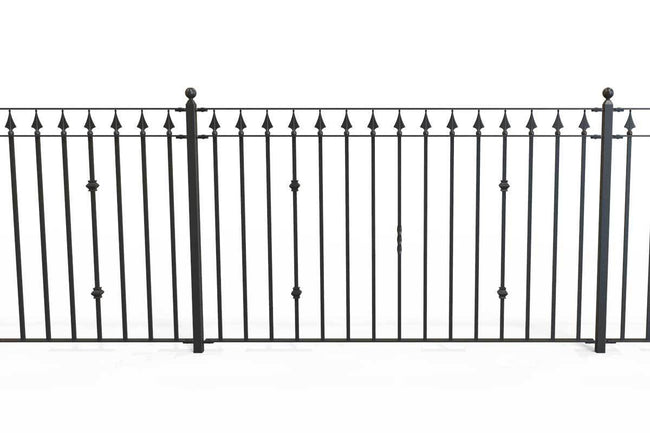 Railings - Nottingham - Style 31B - Wrought Iron Railing