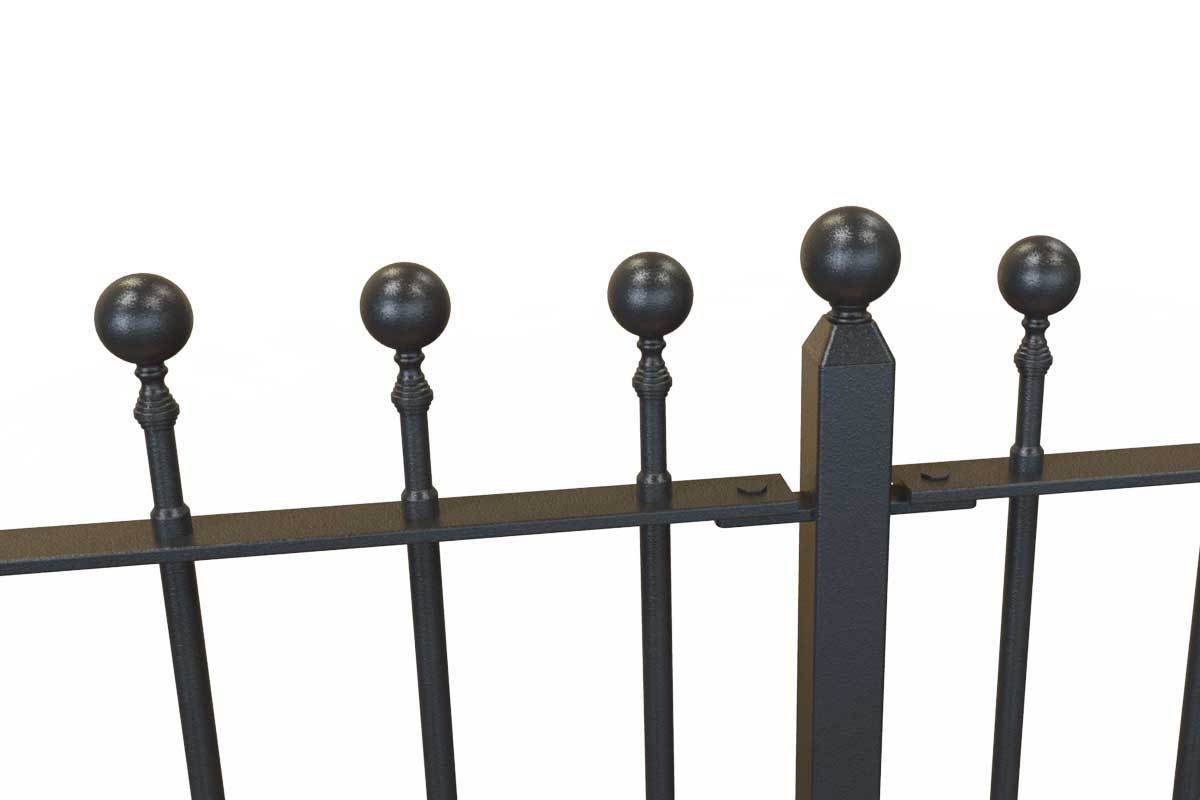 Railings - Putney Hopwell - Style 14A - Wrought Iron Ball Rail Head Railing
