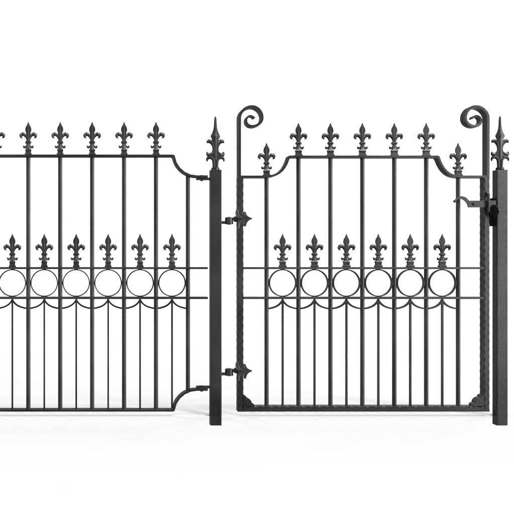 Railings - Salisbury - Style 3A - Wrought Iron Decorative Railing
