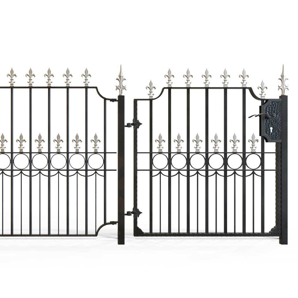 Railings - Salisbury - Style 3A - Wrought Iron Decorative Railing