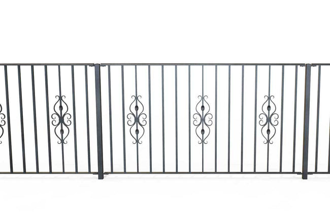 Railings - St Albans - Style 17A - Wrought Iron Railing