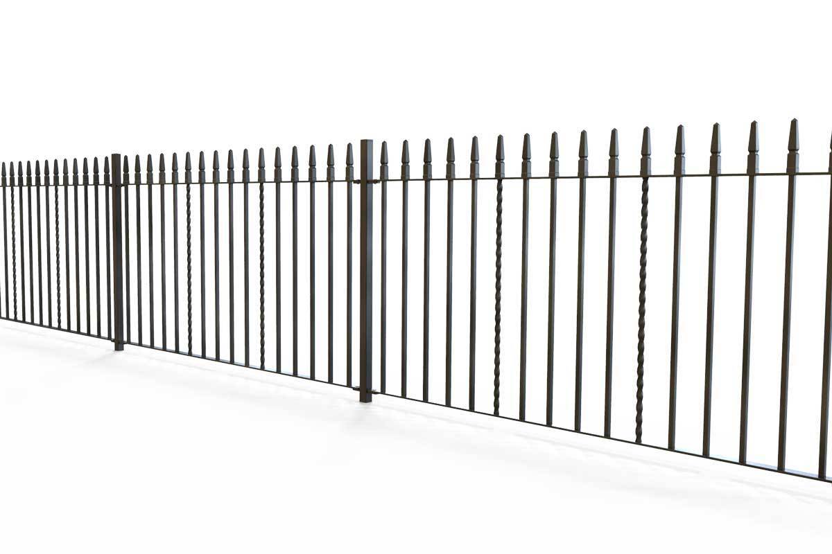 Railings - Swansea - Style 2A - Wrought Iron Railing