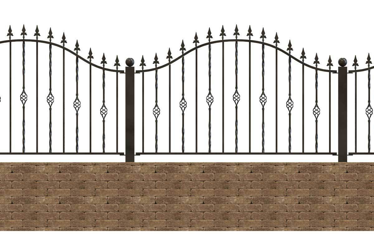 Railings - Wendover - Style 1A - Wrought Iron Railing