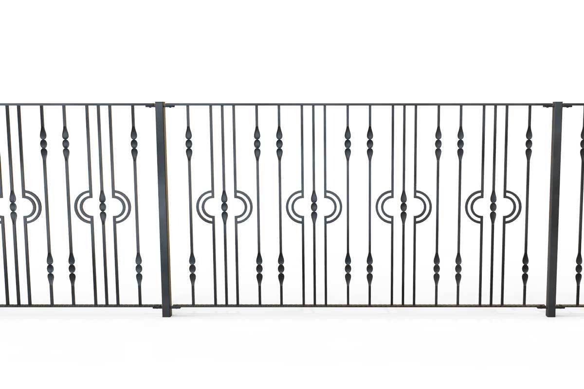 Railings - Wiltshire - Style 7 - Decorative Iron Fence