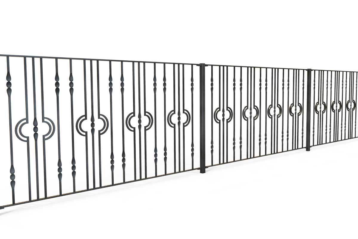 Railings - Wiltshire - Style 7 - Decorative Iron Fence