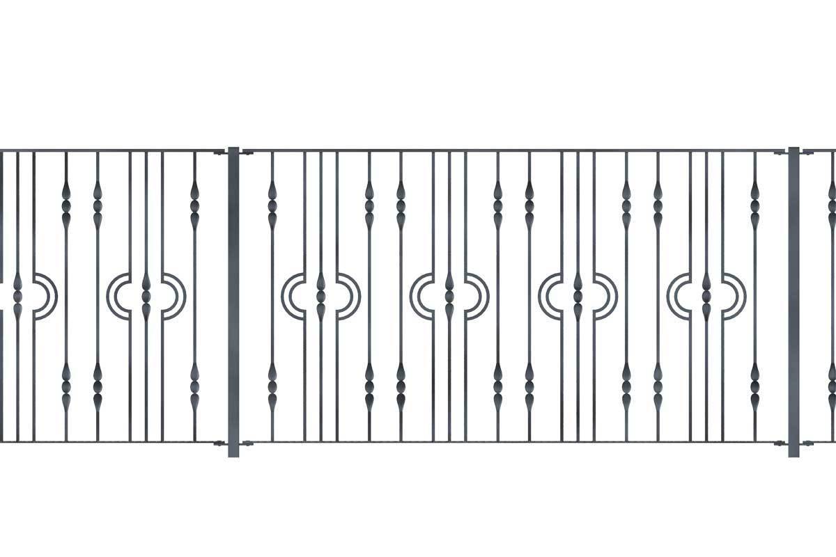 Railings - Wiltshire - Style 7 - Decorative Iron Fence