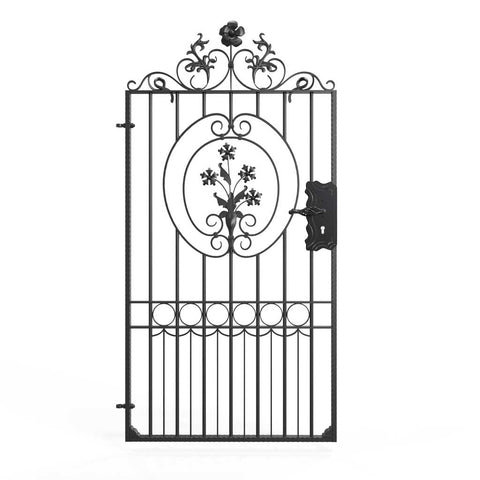 Glastonbury - Style 10 -  Garden side metal gate with latch