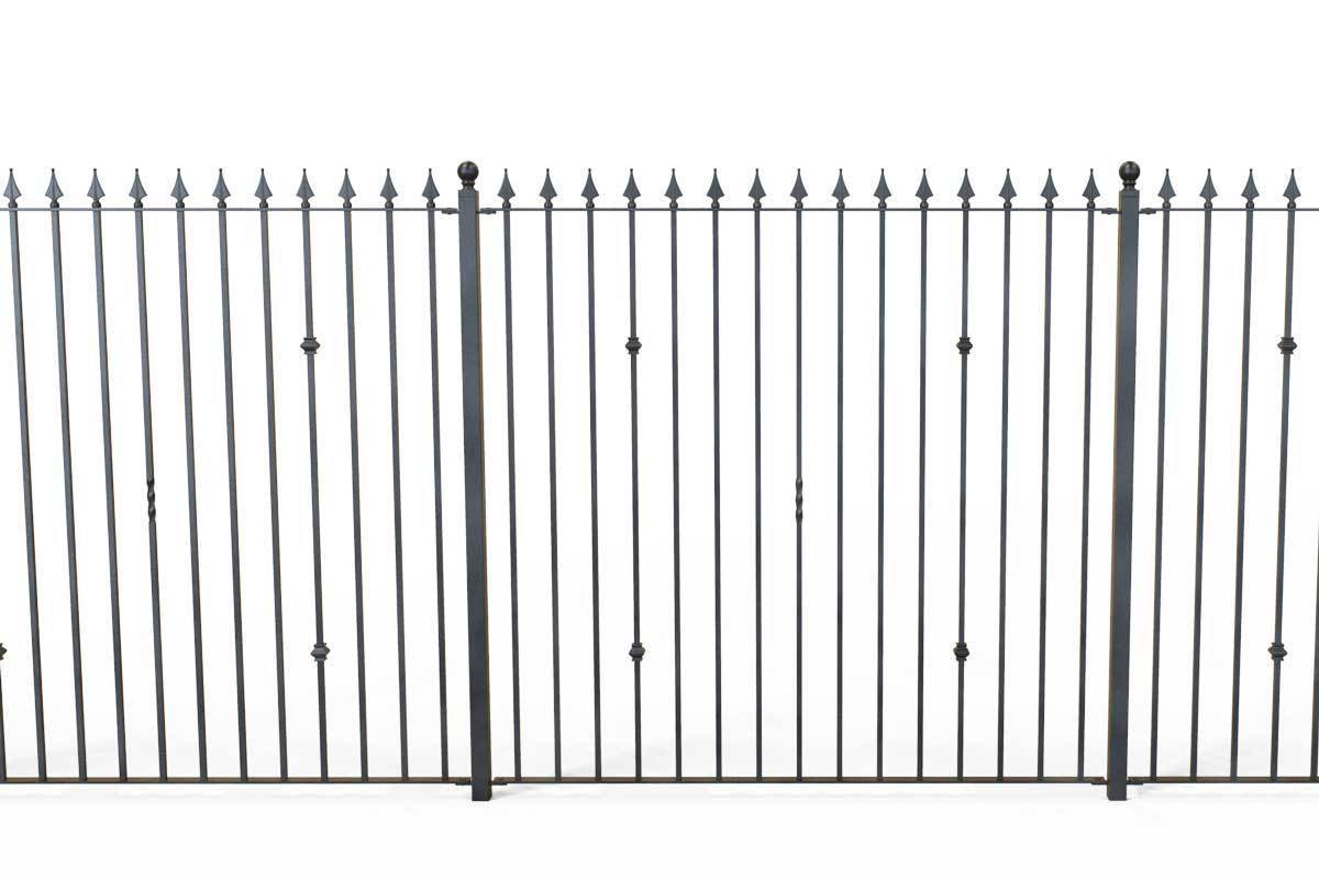 Tall Railings - Hampshire - Style 28B - Tall Iron Railing