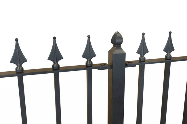 Tall Railings - Nottingham - Style 31C - Tall Iron Railing