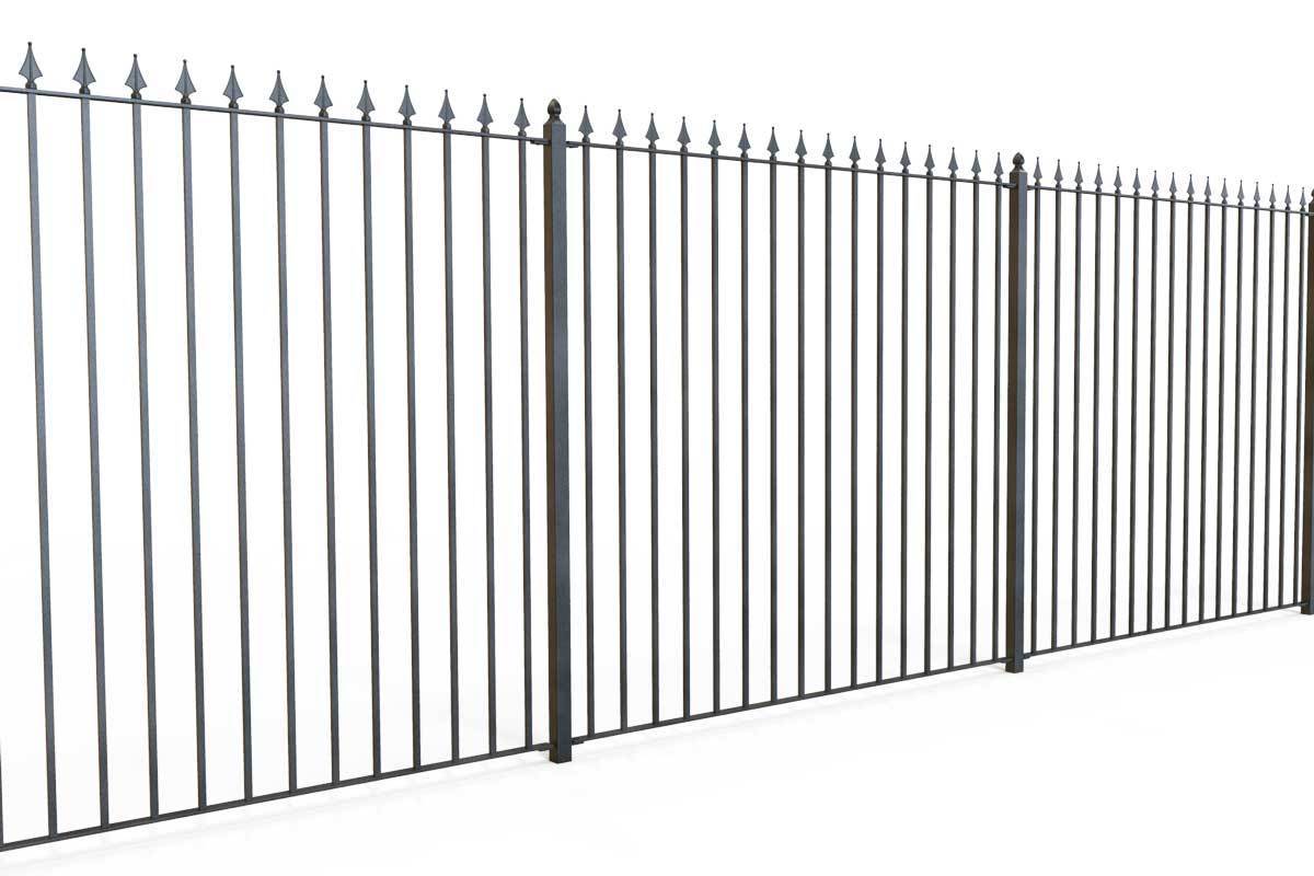 Tall Railings - Nottingham - Style 31C - Tall Iron Railing