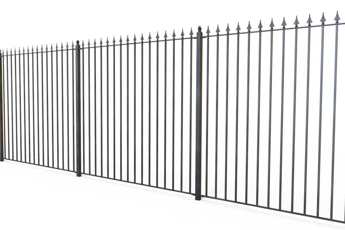 Tall Railings - Nottingham - Style 31C - Tall Iron Railing