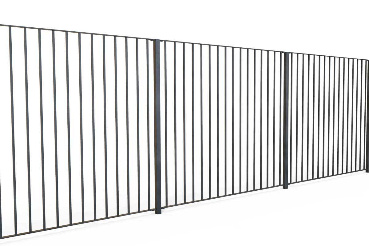 Tall Railings - Sandhurst - Style 30B - Tall Iron Railing