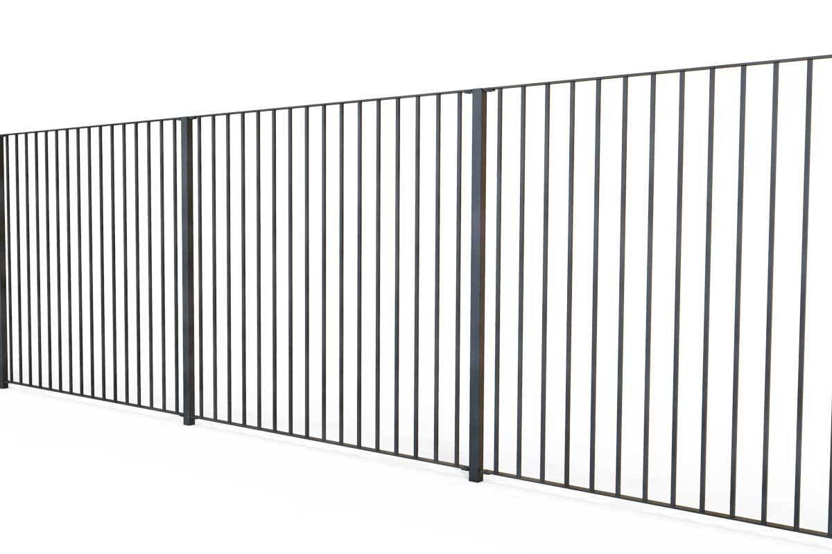 Tall Railings - Sandhurst - Style 30B - Tall Iron Railing