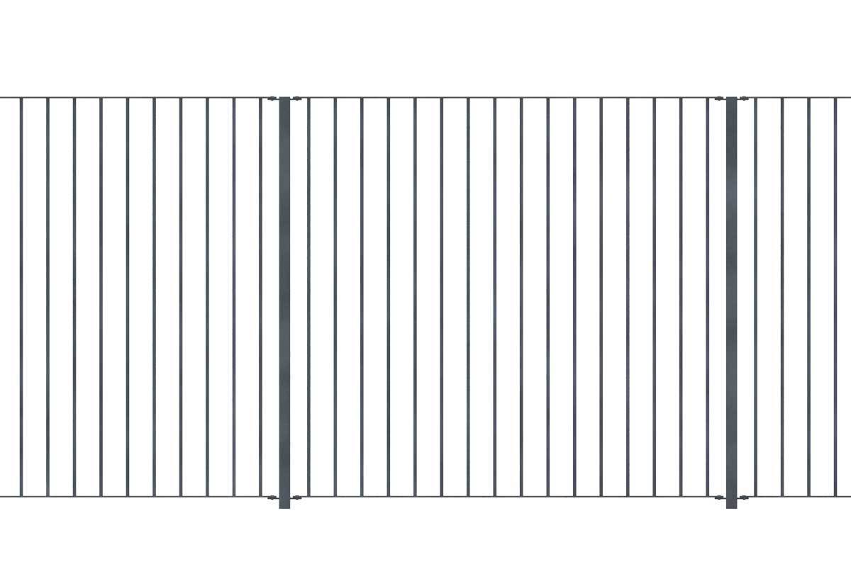 Tall Railings - Sandhurst - Style 30B - Tall Iron Railing
