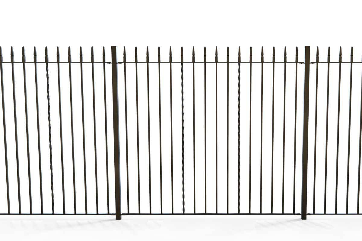 Tall Railings - Swansea - Style 2B - Tall Iron Railing