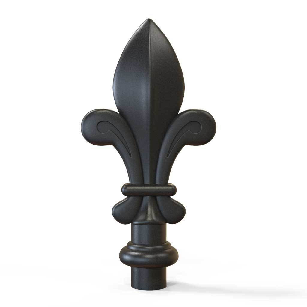Wall Top Railings - Chichester - Style 5A -  Wall Railing -Bowed Bottom