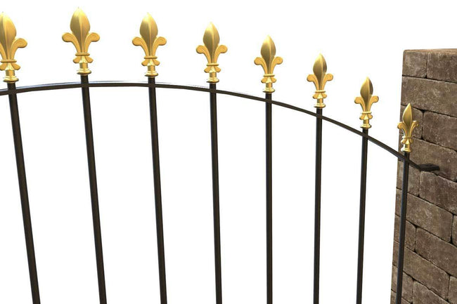 Wall Top Railings - Chichester - Style 5B - Wall Railing - Flat Bottom