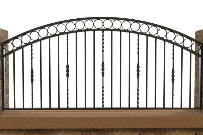 Wall Top Railings - Clifton - Style 11B - Wall Railing - Without Rail Heads