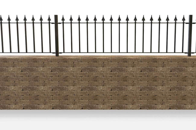 Wall Top Railings - Leicester - Style 29C - Wall Railing