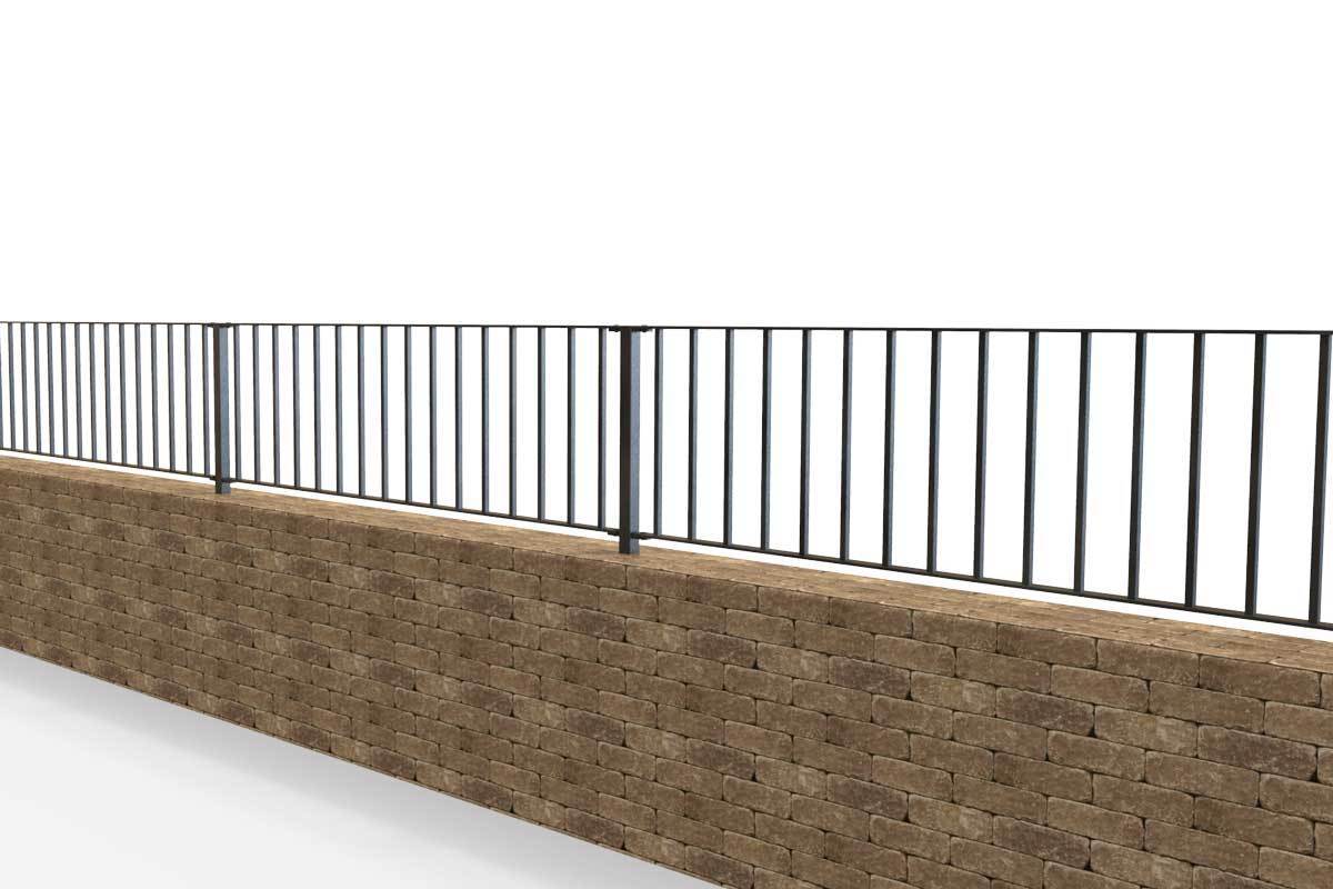 Wall Top Railings - Sandhurst - Style 30 - Wall Railing.
