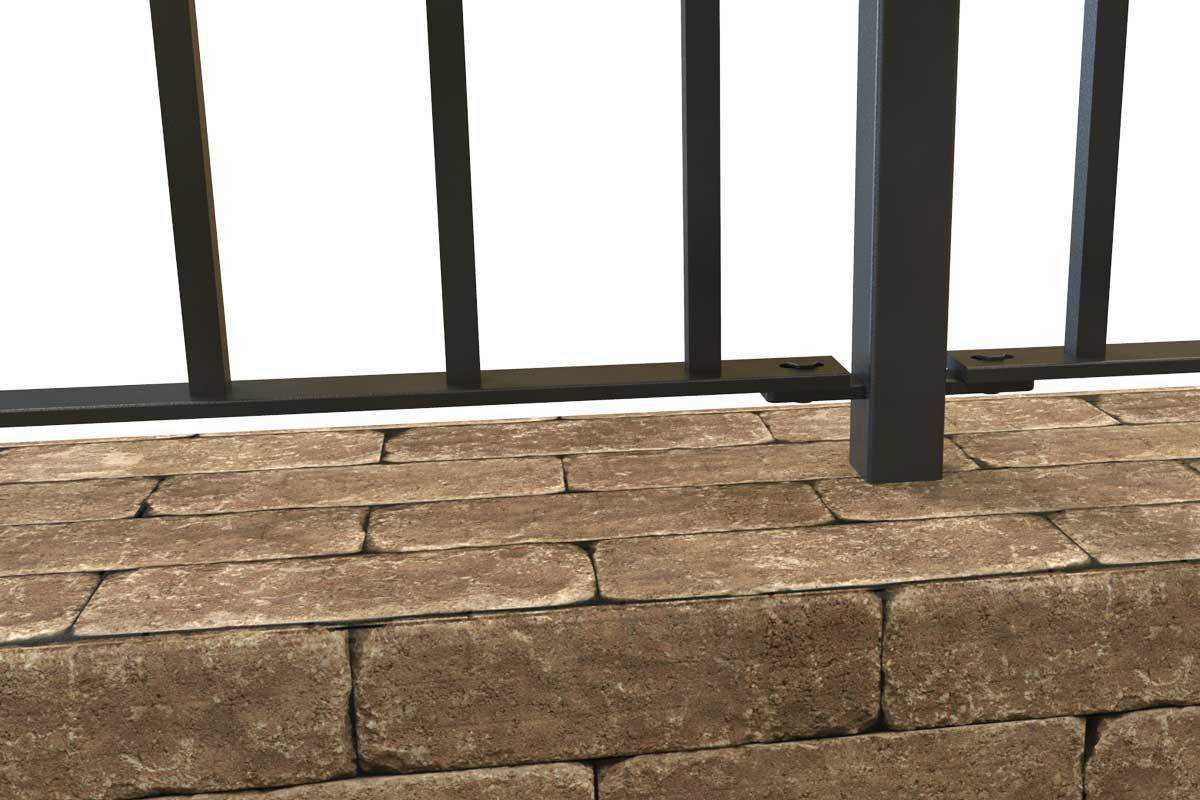 Wall Top Railings - Sandhurst - Style 30 - Wall Railing.
