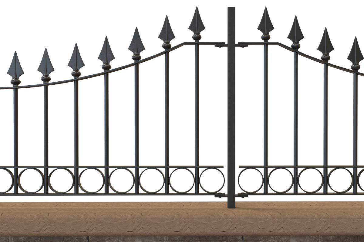 Wall Top Railings - Somerset - Style 12C - Wall Railing