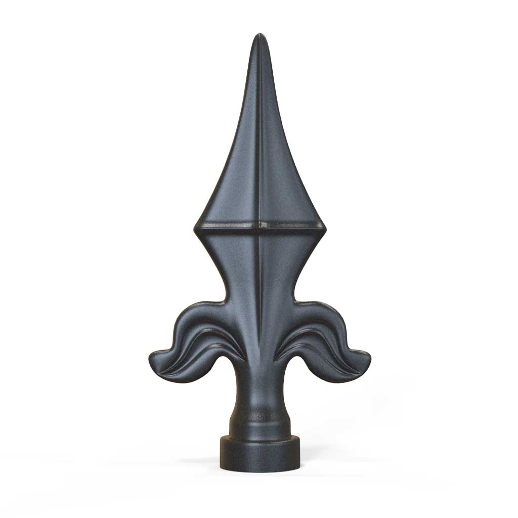 Rail Head - Winged Kite - Cast Iron - Round Base