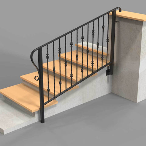Tiverton - Balustrade - On Steps - Handrail