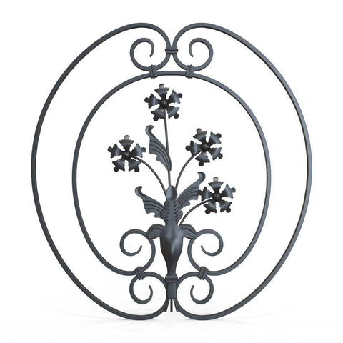 Decorative Steel Gate Lock Plate