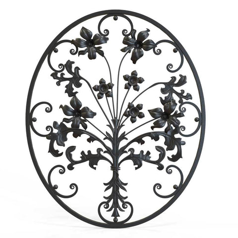 Wrought Iron Decorative Panel - Barrington