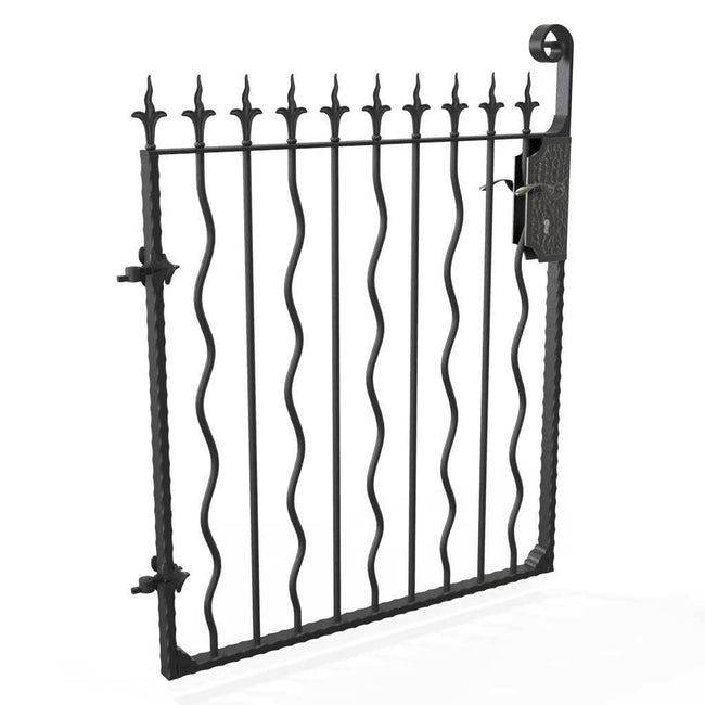 Garden Gate - Devon - Style 11 -  Garden Side Gate With Decorative Lock