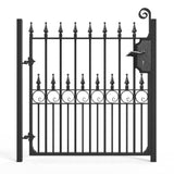 Garden Gate - Exeter - Style 4 -  Garden Side Gate With Decorative Lock