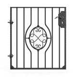 Garden Gate - Newquay - Style 9B -  Garden Side Gate With Decorative Lock