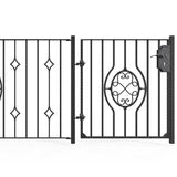 Garden Gate - Newquay - Style 9B -  Garden Side Gate With Decorative Lock