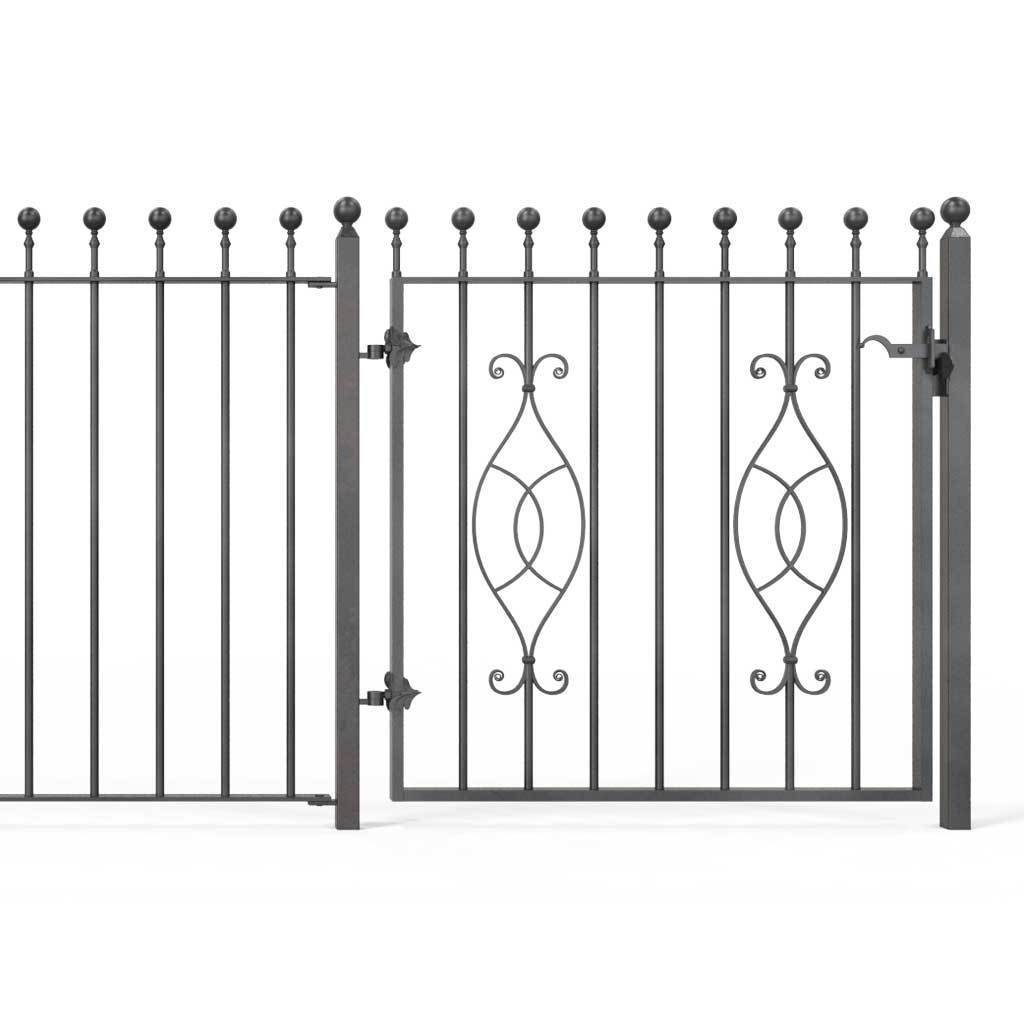 Garden Gate - Putney - Style 8A -  Garden Side Gate With Latch