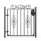 Garden Gate - St Albans - Style 7B -  Garden Side Gate With Decorative Topper And Latch