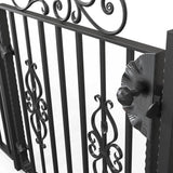 Garden Gate - St Albans - Style 7B -  Garden Side Gate With Decorative Topper And Latch