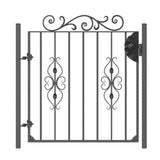 Garden Gate - St Albans - Style 7B -  Garden Side Gate With Decorative Topper And Latch