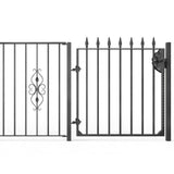 Garden Gate - St Albans - Style 7C -  Garden Side Gate With Decorative Latch