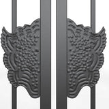 Decorative Steel Gate Lock Plate