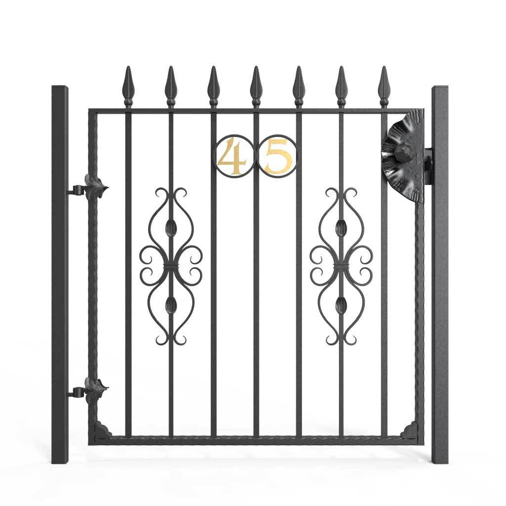 Numbers & Letters - Cast Iron Numbers - Framed