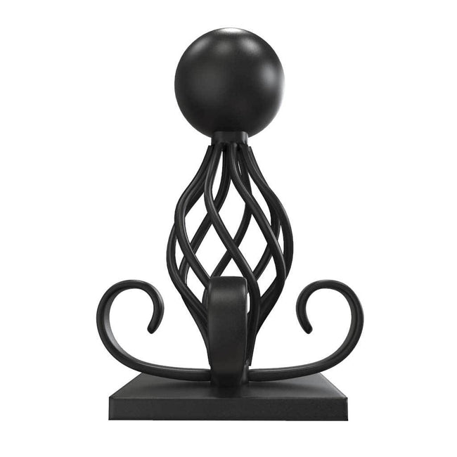 Post Top - Basket with curls