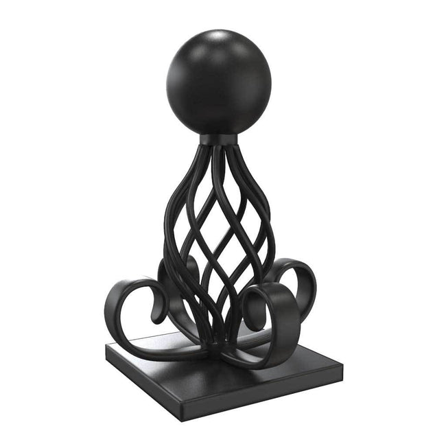 Post Top - Basket with curls