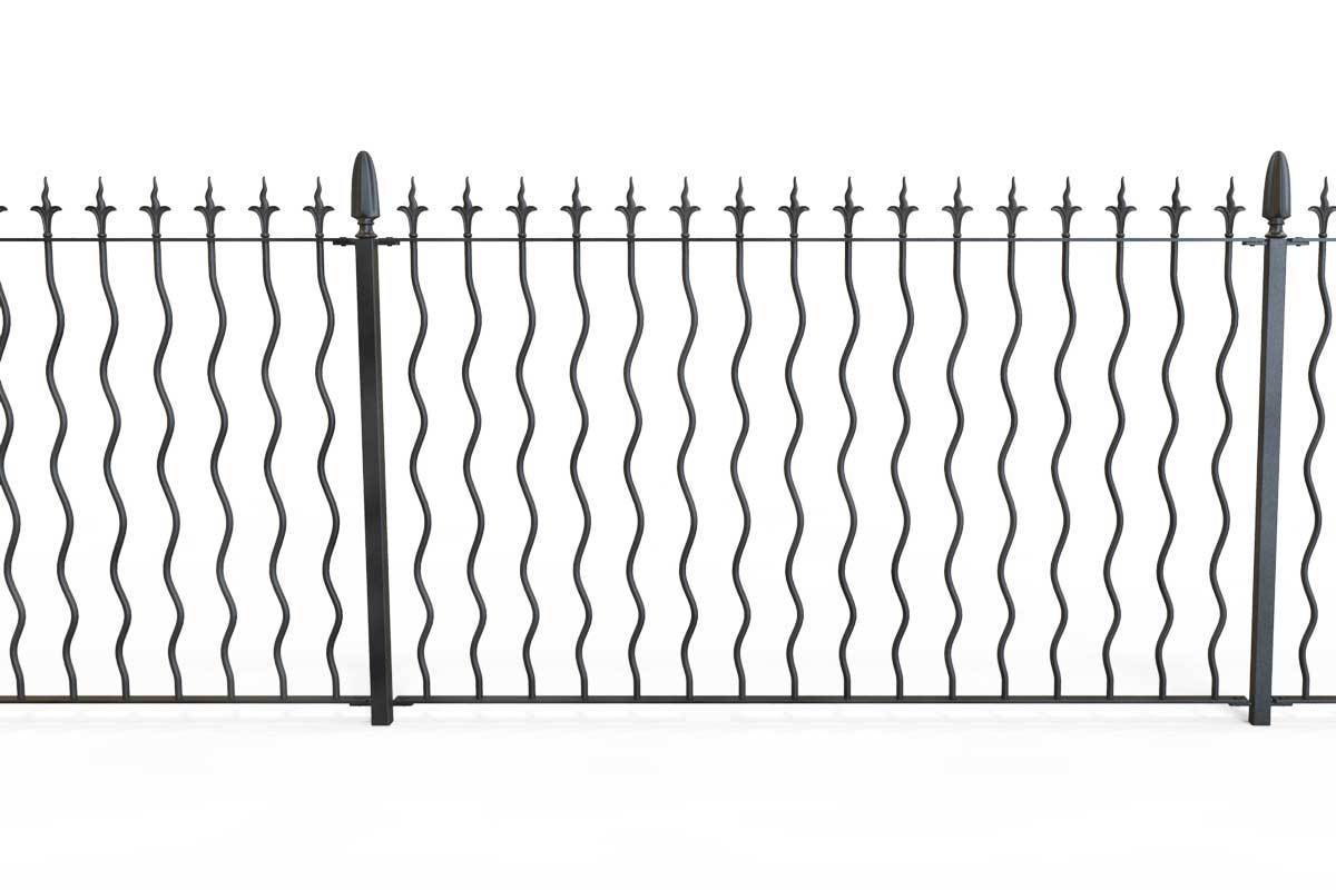 Railings - Devon - Style 27B - Wrought Iron Railing