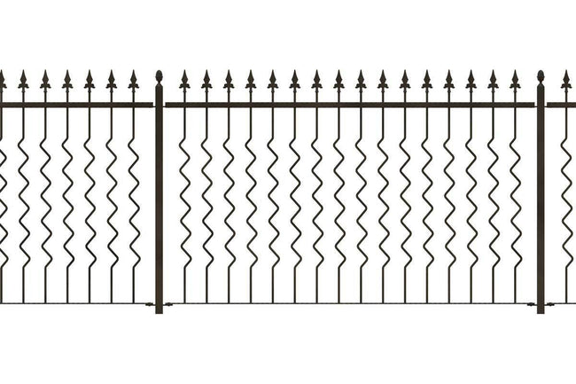 Railings - Marlow - Style 8 - Zig Zag Pattern Decorative Railing