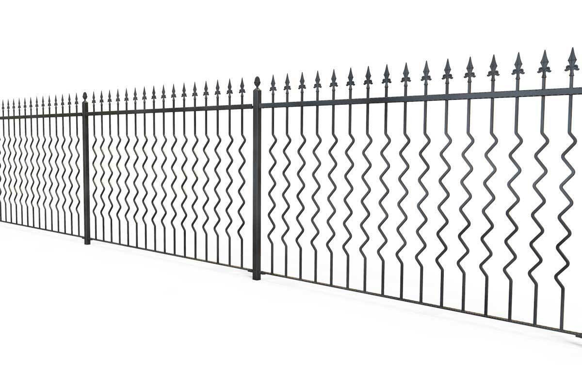 Railings - Marlow - Style 8 - Zig Zag Pattern Decorative Railing